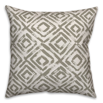  Coussin en losanges vieilli