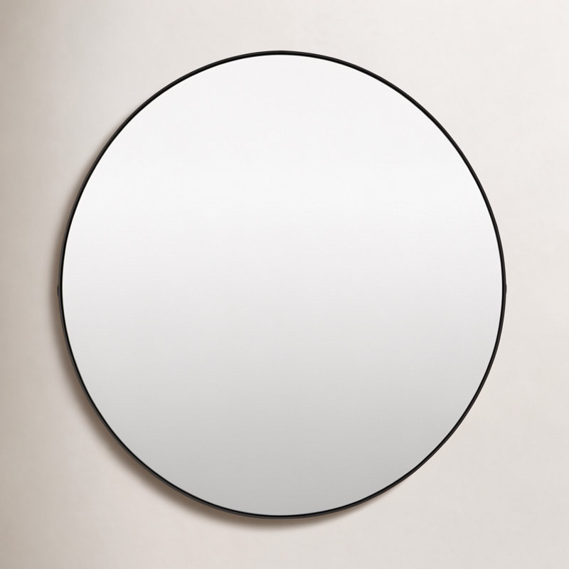 Bassevelde Mirror, Black, 36" x 36"