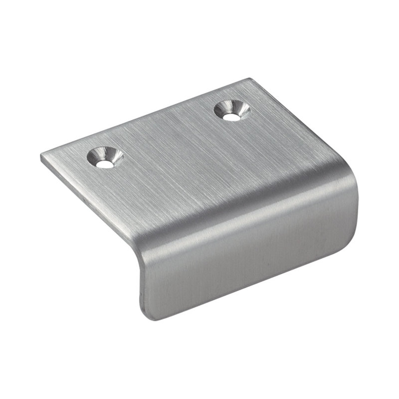 Poignée Sugatsune en acier inoxydable satiné, entraxe de 30 mm (1-3/16 po)., Satiné