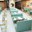 Banc rembourré en similicuir Modern Light Luxury