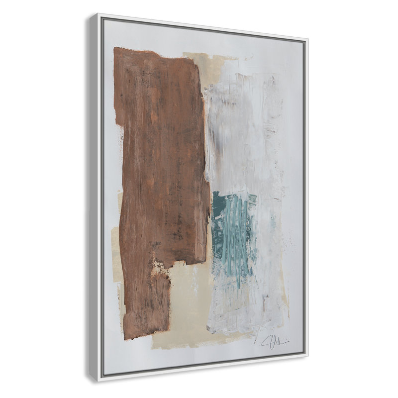 Together We Work " Together We Work I " by Filippo Ioco, 37.5'' H x 25.5'' W x 2'' D, White Framed