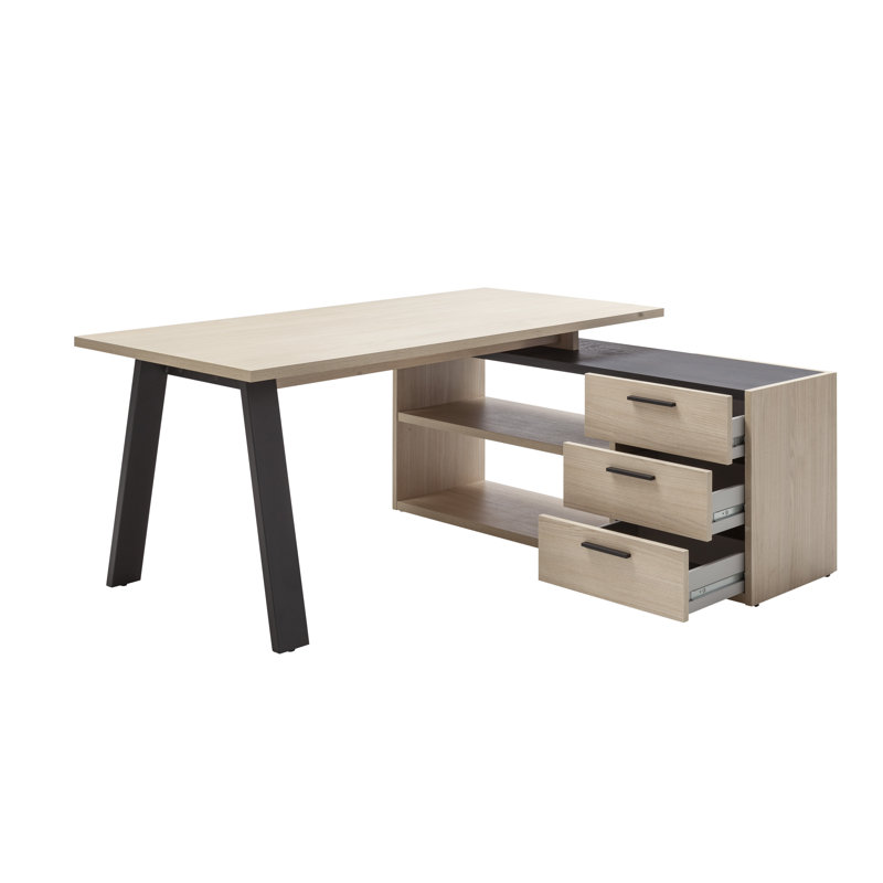 Davinci L-Shaped Computer Desk