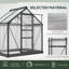 Annigje 6 Ft W x 4.5 Ft D Greenhouse