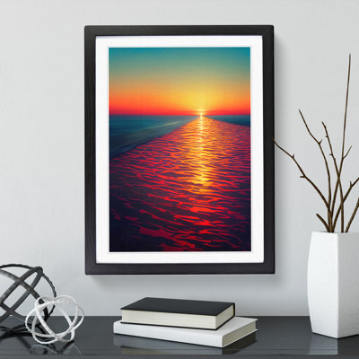 XV1022-4016X Sparkling Sunset - Single Picture Frame Print