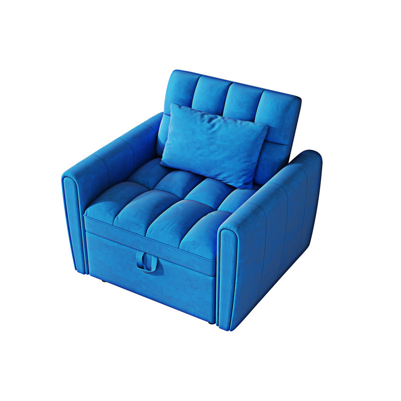 Single Sofa Bed With Adjustable Backrest