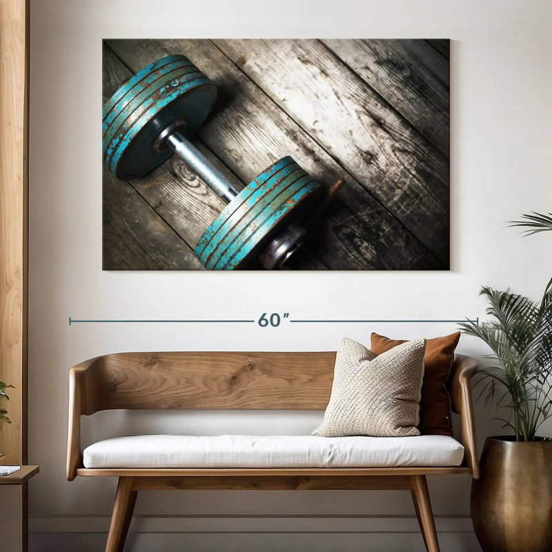 Sireci Dumbbell, 34" H x 51" W