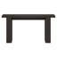 Table console étroite ARA 160 cm, table d'entrée avec 2 tablettes inférieures, table de canapé, table d'entrée de style champêtre pour l'entrée, le couloir ou le salon, chêne foncé