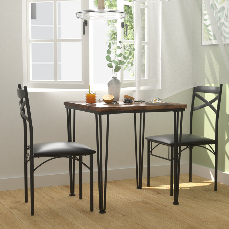Whipton Dining Table Set, 3 Piece Dining Set