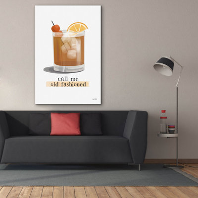  'Call Me Old Fashioned' by House Fenway Canvas Wall Art, 40" x 60"