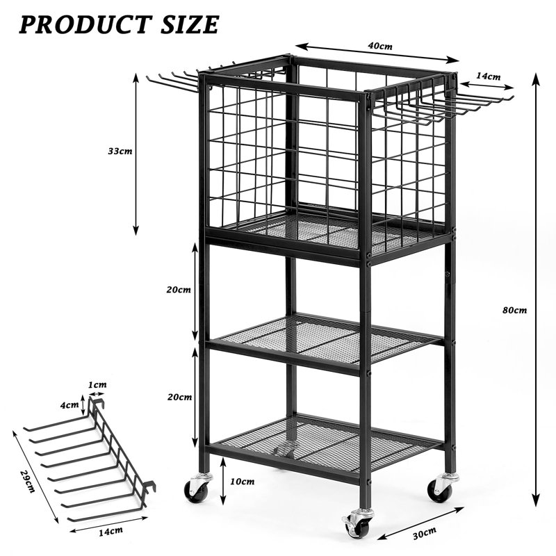 Metal Freestanding Sports Rack