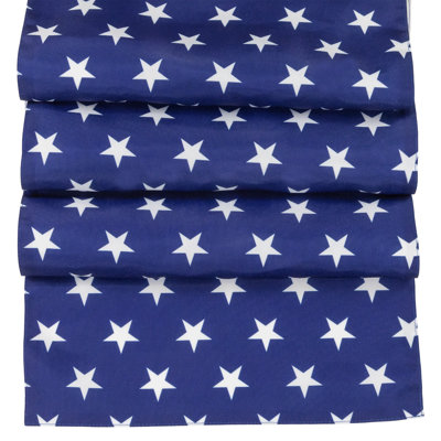 Runner Polka Dots Independence Day Polyester Table Runner