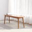 Banc de table en bois de chêne naturel pour salle à manger