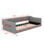 Upholstery Daybed And Side Storage Pocket-1926100228