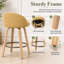 Tabourets de bar pivotants en velours Louise-958521639-958521636