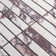 Touche Brick Stacked 11-3/4 In. X 11-3/4 In. Porcelain Mosaic Tile