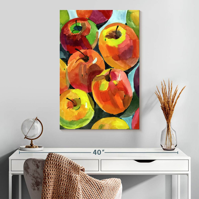 Yarlin Still Life Apples, 30" H x 20" W