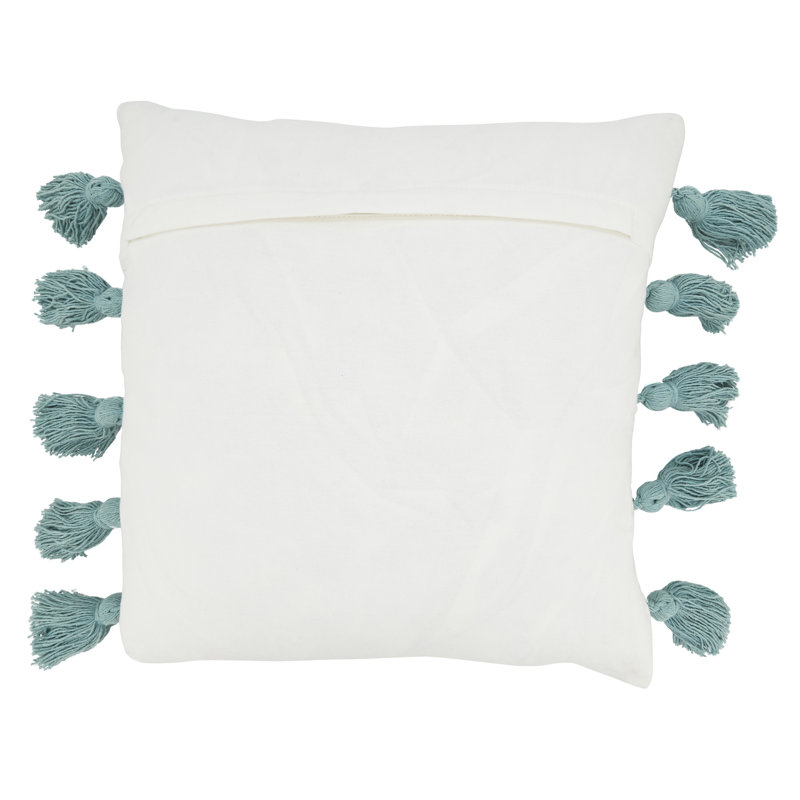 Atarah Collection Striped Cotton Throw Pillow, Down
