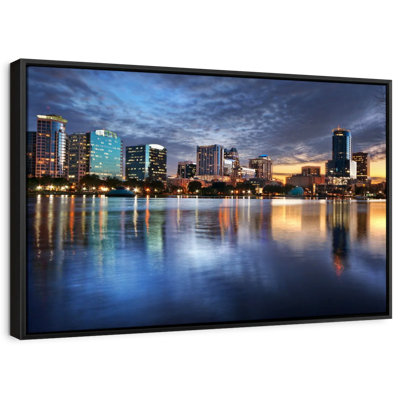 Impression sur toile Orlando Night Skyline