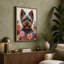 Terrier in Bloom Botanical - Wrapped Canvas-88268086-88267469