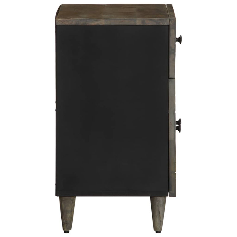 50cm W Metal Bedside Table
