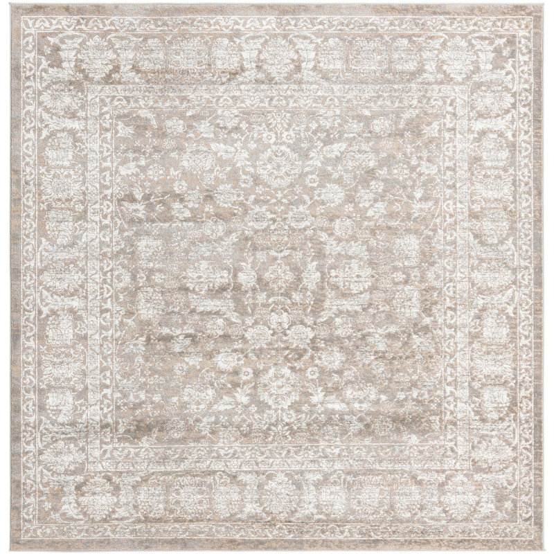 Agna Oriental Indoor Rug, Square 7'10"