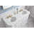 Bruning 60" Carrara Engineered Marble Countertop Bath Vanity with Faucet-1619385169-1619385170