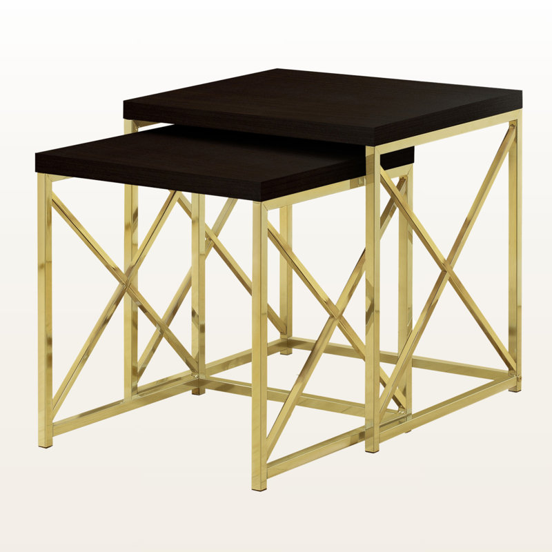 Franco Nesting Table Set Of 2 Side End Metal