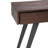 Lowry 60"W Solid Acacia Wood Modern Industrial Sofa Table with 3 Drawers and Angled Metal Legs-810396080