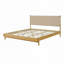Structure de lit plateforme en bois d'hévéa-87702956-87702955