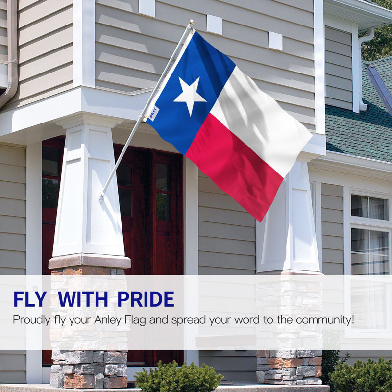 Texas State Flag 3x5 Ft Polyester with Brass Grommets