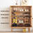 20 Pair Solid Wood Shoe Storage Cabinet