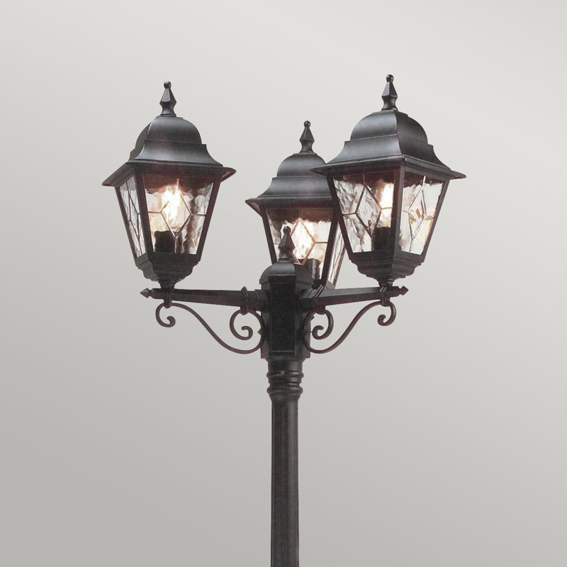 Verdigris Transparent Lamp Post (Full)