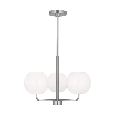 Jorund 3 - Light Metal Dimmable Shaded / Spider Chandelier