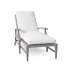 Croquet Aluminum 78.38" Long Reclining Single Chaise with Cushions-62380117-63361263-70085684