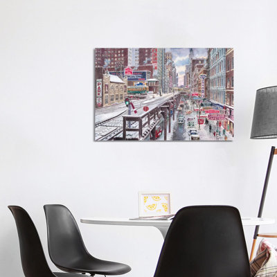 Chicago, The Loop by Stanton Manolakas - Wrapped Canvas Print