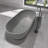 59'' x 29.5'' Soaking Solid Surface Bathtub