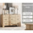  Haikey 3PCS Farmhouse Dresser Set, 9-Drawer Dresser For Bedroom And Wood Nightstand Set Of 2 With Charging Station For Bedroom, Living Room, Hallway,Dining Room-1566448647