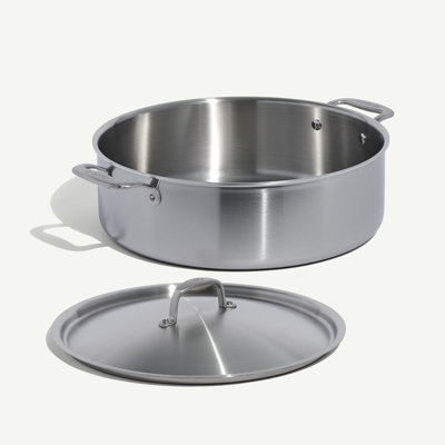 Stainless Clad 10 qt. Rondeau with Lid