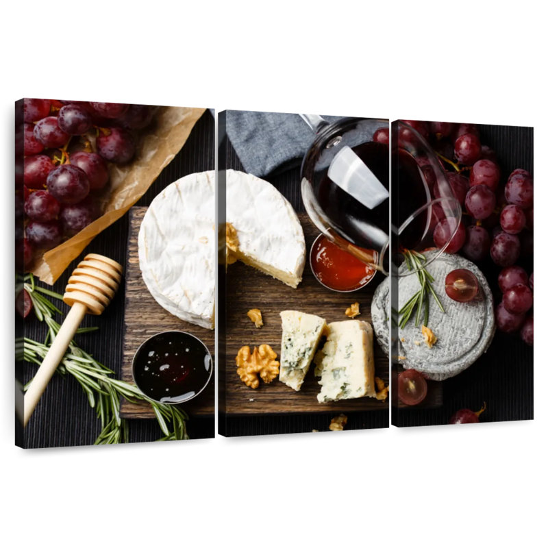 Yarlin Cheese And Wine, 48" H x 74" W