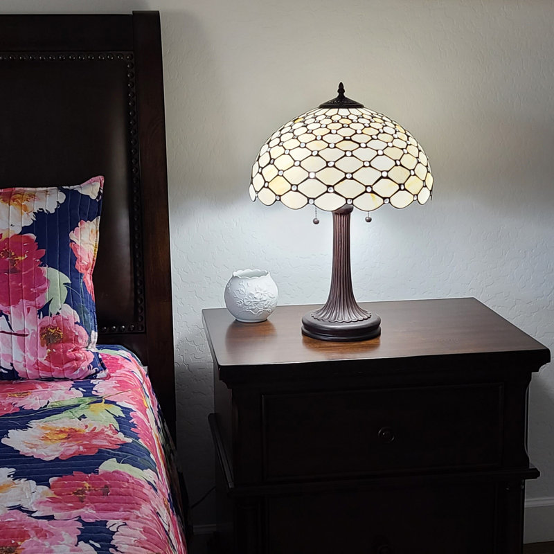 Lampe de banquier Genaro, H 24 po x l 21 po x P 12 po