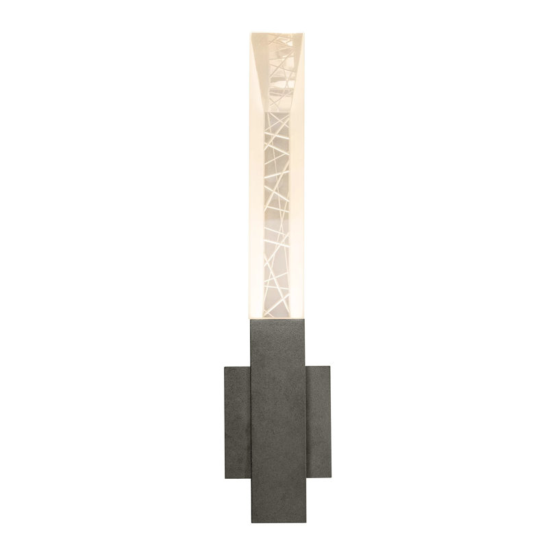 Refraction 7-Light Outdoor Flush Mount, 35.7" H x 5" W x 4" D, Coastal White