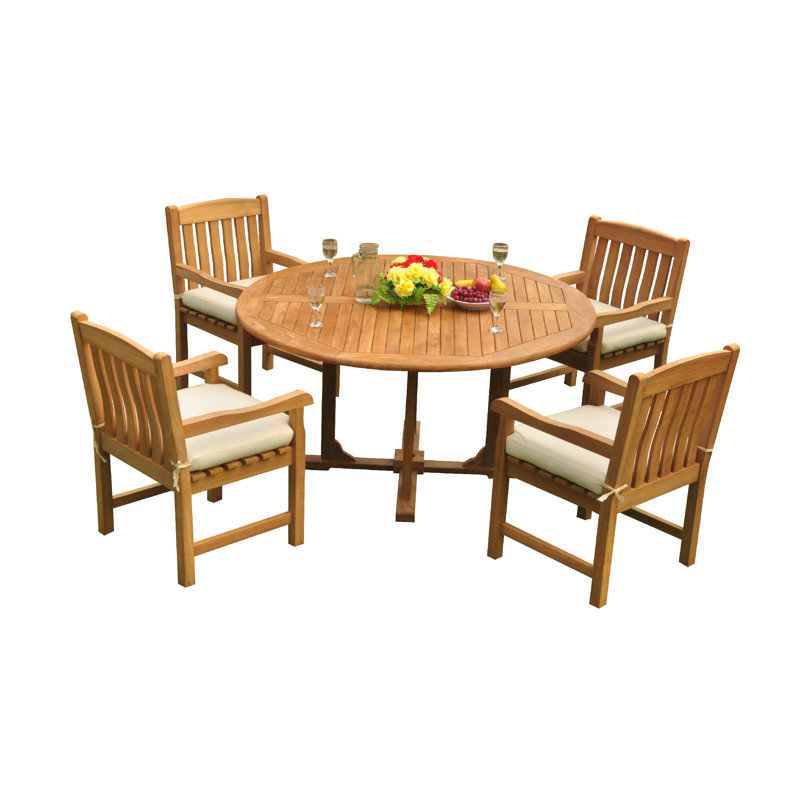 Devon Outdoor 7 - Piece Teak Dining Set