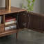 Meuble télé en bois de noyer de style nordique-110949250