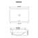 Ruvati 23.37'' Porcelain Ceramic Rectangular Bathroom Sink with Overflow
