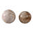 Artistic Petrified Wooden Orbs for Home Décor Accent – Modern Decorative Object for Living Room, Kitchen, Coffee Table Decorations – Set of 2, 6", Ivory-400931866