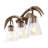  Asim Southwestern Bohemian Resin/Seeded Glass Faux Antler LED Vanity Light