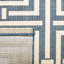 Tapis intérieur / extérieur bleu / blanc Arneshia-1730791911