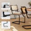Chaise d'appoint rembourrée en velours Amyris-599059440-587093980