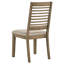 Chaise d'appoint en bois (ensemble de 2)