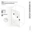 Vela 42 in. x 78 in. Fully Frameless Single Fixed Shower Panel-37436070